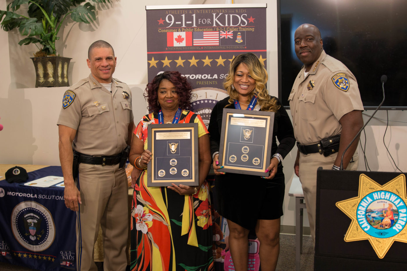 Two Chp Public Safety Operators Recognized For 40 Years Of Continuous