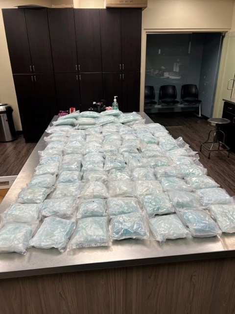 Drug Trafficker Arrested in Santa Ana, 135 Pounds of Illegal Narcotics Seized