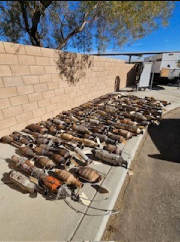 Investigators Recover Stolen Vehicles and Catalytic Converters in Victorville