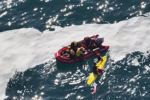 State Parks Lifeguards Assist in Water Rescue South of Carmel
