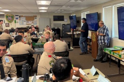 CSLEA Visits New Hospital Police Officers at Academy in SLO